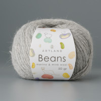 Beans 50г, 240м с шелком Цвет 36 серый меланж