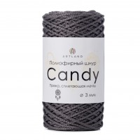Полиэфирный шнур Candy 3мм Цвет 30 темно-коричневый микс