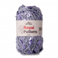Royal Paillette хлопок 100% с пайетками 3мм и 6 мм Цвет 149 голубой с синим