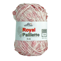 Royal Paillette хлопок 100% с пайетками 3мм и 6 мм Цвет 000 розовый с розовым