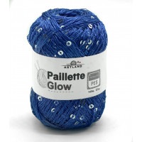 Paillette Glow нить с пайетками Цвет 45 джинс
