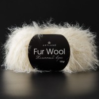 Fur Wool длинный ворс Цвет 04 молочный