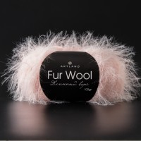 Fur Wool длинный ворс Цвет 71 бледно-розовый