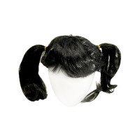 ARTS&CRAFTS 7709510-00002 Волосы для кукол QS-15, диаметр 10-11см (черные) 