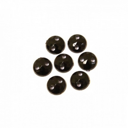 Стразы пришивные, акриловые (круглые),18 черный (арт. 7701643)