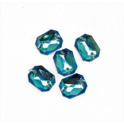 Стразы пришивные, акриловые (прямоугольные),32 голубой (арт. 7701652)