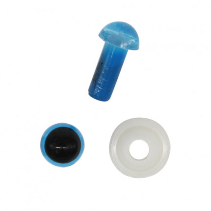 Глазки пластиковые с фиксатором 5мм, 24шт/упак (голубой) (арт. 7722409)