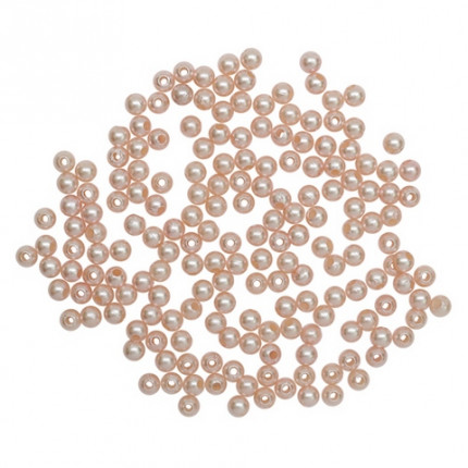 Бусины круглые 'Астра' 7708333 пластик, 5 мм, упак./25 гр., 006NL цв.жем.розовый (арт. Бусины цв.жем.розовый)