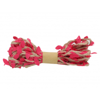 Астра Декоративная веревка с листиками Декоративная веревка с листиками, 3м, (ярко розовый) 2AR206 00006 