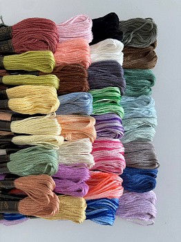 Набор мулине №4 Bestex, хлопок, пасма (60 шт. х 8 м) (арт. 60 шт. х 8)