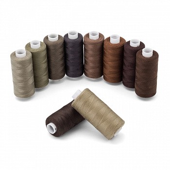 Набор ниток 40/2 400ярд.., Серо-коричневый микс, 10 шт/набор, Bestex