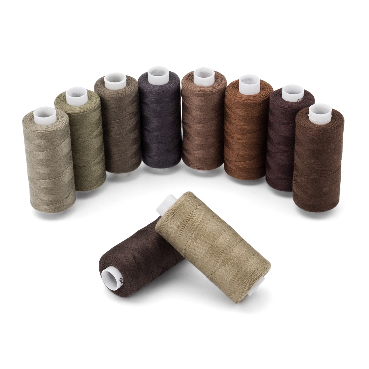 Набор ниток 40/2 400ярд.., Серо-коричневый микс, 10 шт/набор, Bestex Набор ниток 40/2 400ярд.., Серо-коричневый микс, 10 шт/набор, Bestex