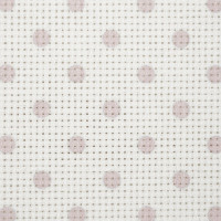 Bestex 7721913-00005 Дизайнерская канва Bestex 30*30 см (Розовый горошек) 