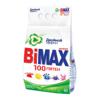 BIMAX 502-1 Стиральный порошок-автомат 3 кг, BIMAX (Бимакс) "100 пятен" (Нэфис Косметикс), 502-1 