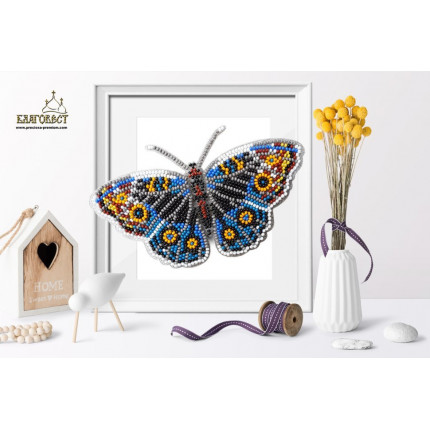 Набор для вышивания 3-D бабочка. Юнония Орития 14х8 см (арт. Б-005)