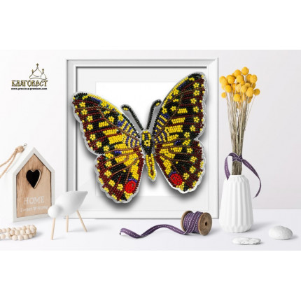 Набор для вышивания 3-D бабочка. Парусник Демолей 13,5х11 см (арт. Б-014)