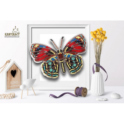 Набор для вышивания 3-D бабочка. Callicore Hesperis 13х9 см (арт. Б-019)