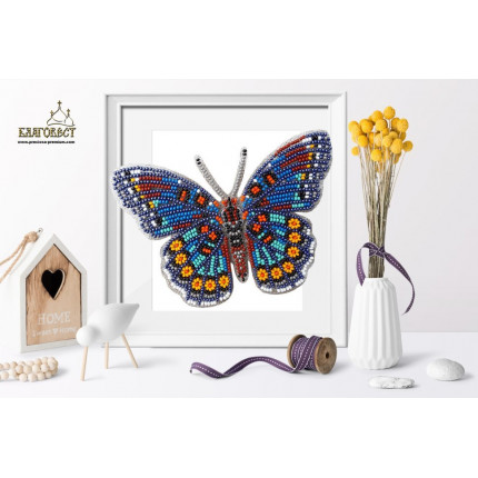 Набор для вышивания 3-D бабочка. Limenitis Astyanax 13,5х10 см (арт. Б-024)
