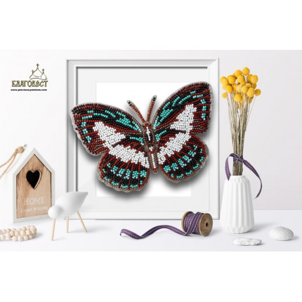 Набор для вышивания 3-D бабочка. Danis Danis 13,5 х 9,5 см (арт. Б-040)
