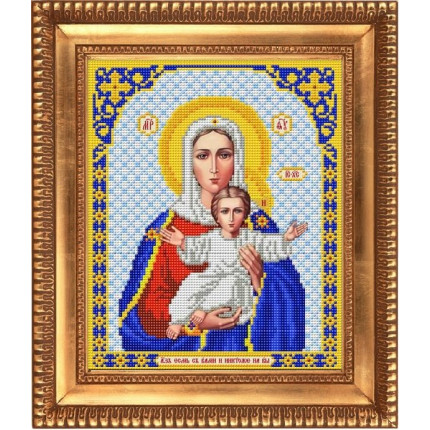 Рисунок на ткани И-4019 Богородица Леушинская. Аз есмь с вами и никтоже на вы (арт. И-4019)