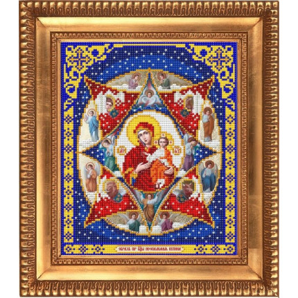 Рисунок на ткани И-4025 Пресвятая Богородица Неопалимая Купина (арт. И-4025)