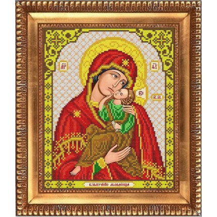 Рисунок на ткани И-4027 Пресвятая Богородица Взыграние младенца (арт. И-4027)