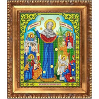 БЛАГОВЕСТ И-4036 Рисунок на ткани И-4036 Пресвятая Богородица Всех скорбящих радость 