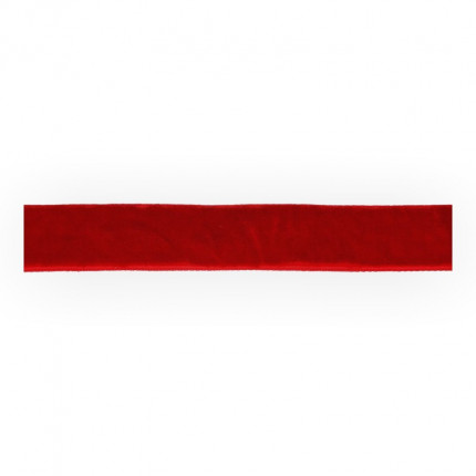 Тесьма декоративная BLITZ бархатная VR-20 20 мм 1 м №026 красный (арт. VR-20)