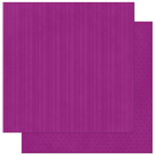 Бумага для скрапбукинга  BoBunny  размер 31х31см (арт 12GS346, коллекция " Grape Stripe") (арт. арт 12GS346)