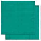 Бумага для скрапбукинга  BoBunny  размер 31х31см (арт 12TJ254, коллекция " Turquoise Journal") (арт. арт 12TJ254)