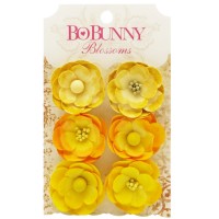 Bo Bunny 11411470 Бумажные цветы 11411470 "Buttercup Pansy" 