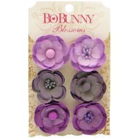 Bo Bunny 11411475 Бумажные цветы 11411475 "Plum Purple Pansy" 