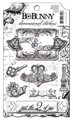 Стикеры - украшения для скрапбукинга  BoBunny "Enchanted Dimensional" (арт. Стикеры - украшения для скрапбукинга  BoBunny "Enchanted Dimensional")