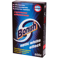 BONISH  Средство для удаления пятен 600 г, BONISH (Бониш) "Optic white effect", без хлора 