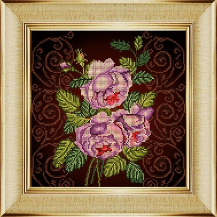 Рисунок на ткани "Бархатная роза" 0023БК (арт. 0023БК)