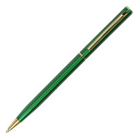 Brauberg 141404 Ручка подарочная шариковая BRAUBERG "Slim Green", корпус зеленый, узел 1 мм, линия письма 0,7 мм, синяя, 141404 