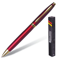 Brauberg 141413 Ручка подарочная шариковая BRAUBERG "De Luxe Red", корпус бордовый, узел 1 мм, линия письма 0,7 мм, синяя, 141413 
