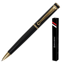 Brauberg 141416 Ручка подарочная шариковая BRAUBERG "Perfect Black", корпус черный, узел 1 мм, линия письма 0,7 мм, синяя, 141416 