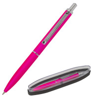 Brauberg 143461 Ручка подарочная шариковая BRAUBERG "Bolero", СИНЯЯ, корпус розовый с хромированными деталями, линия письма 0,5 мм, 143461 