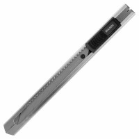 Brauberg 237084 Нож канцелярский 9 мм BRAUBERG "Extra 30", металлический, лезвие 30°, автофиксатор, подвес, 237084 