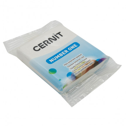 CE0900056 Пластика полимерная запекаемая 'Cernit № 1' 56-62 гр. (027 белый непрозрачный) (арт. 146283-00002)