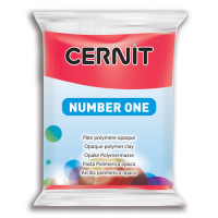 Cernit 146283-00014 CE0900056 Пластика полимерная запекаемая 'Cernit № 1' 56-62 гр. (420 карминово-красный) 