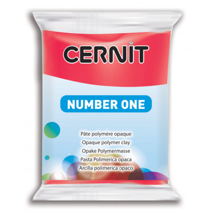 CE0900056 Пластика полимерная запекаемая 'Cernit № 1' 56-62 гр. (420 карминово-красный) (арт. 146283-00014)