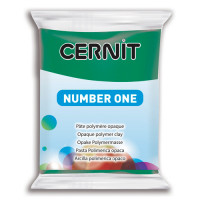 Cernit 146283-00049 CE0900056 Пластика полимерная запекаемая 'Cernit № 1' 56-62 гр. (620 изумрудный) 