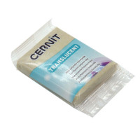 Cernit 146285-00011 CE0920056 Пластика полимерная запекаемая 'Cernit 'TRANSLUCENT' прозрачный 56 гр. (050 золотой с блестками) 