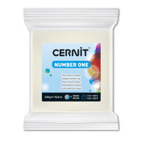 Cernit 7717808-00004 CE090025 Пластика полимерная запекаемая 'Cernit № 1' 250гр. (027 белый матовый) 