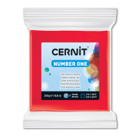 Cernit 7717808-00005 CE090025 Пластика полимерная запекаемая 'Cernit № 1' 250гр. (400 красный) 