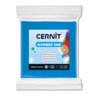 Cernit 7717808-00007 CE090025 Пластика полимерная запекаемая 'Cernit № 1' 250гр. (200 голубой) 
