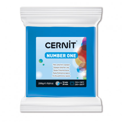 CE090025 Пластика полимерная запекаемая 'Cernit № 1' 250гр. (200 голубой) (арт. 7717808-00007)