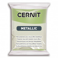 Cernit 7724713-00003 Пластика полимерная запекаемая 'Cernit METALLIC' 56 гр. CE0870056  (051 зеленое золото) 